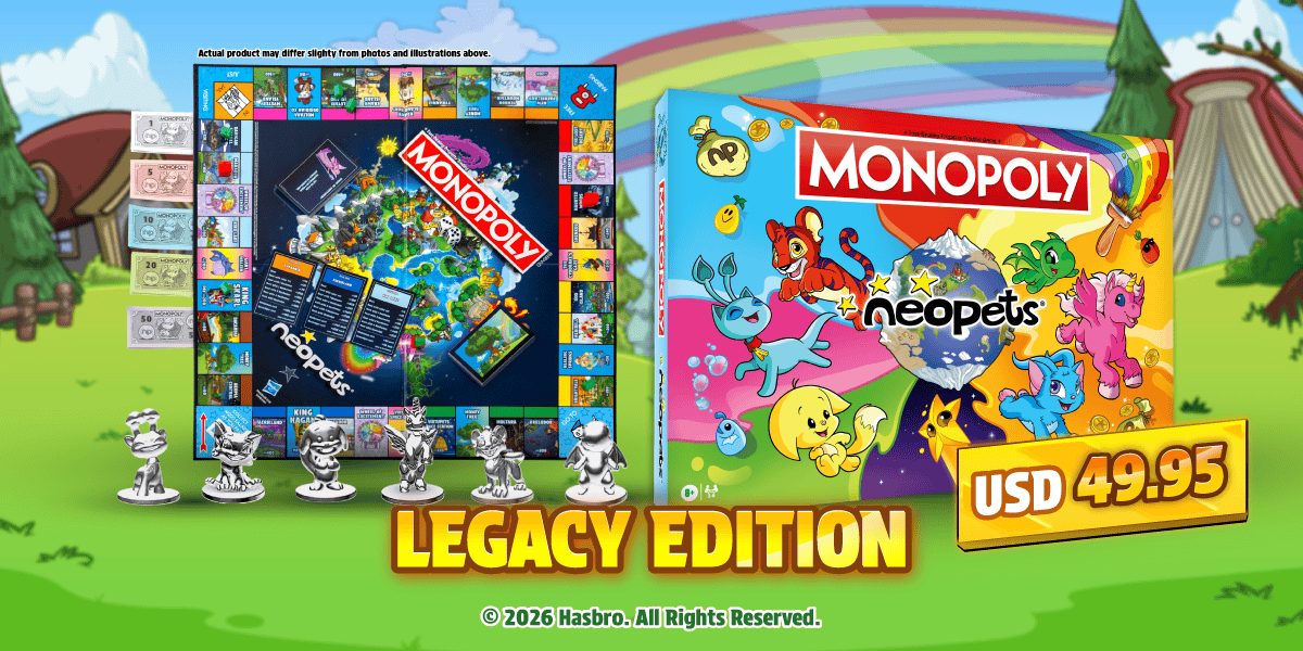 Monopoly: Neopets Legacy Edition Available Dec 18!