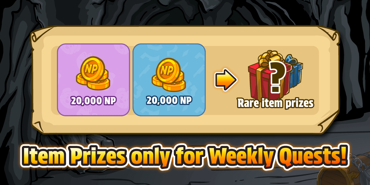 NeoPass Quest Log_Item Prizes only for Weekly Quests.png